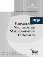 Formulario Nacionla de Medicamentos Escenciales