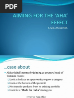 Aiming For The 'Aha' Effect