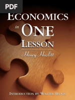 Economics in One Lesson (MU Excerpts)