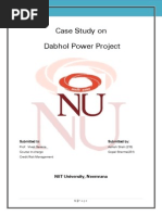 Dabhol Power Plant Case Study