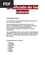 Significado de Los Colores