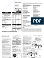 CP7818 - Fuel Pressure Tester Kit Instructions: Vehicle Application List