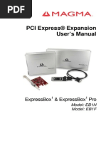 Pci Express® Expansion User'S Manual: Expressbox & Expressbox Pro