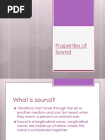 Properties of Sound