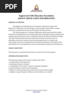 Englewood Cliffs Education Foundation Grant Application Information