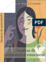 Técnicas de Autocontrol Emocional - Martha Davis y Matthew McKay