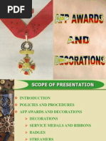 Afp Awards and Decorations