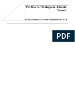 Historia Del Partido Del Pttrabajo de Albania, Tomo I PDF