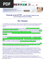 Portrait of An ENTP - : The Visionary