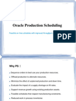 Oracle Production Scheduler Training Document