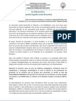 La Educación y Nuestro Legado Como Docentes