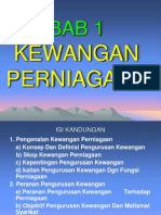 Bab 1 Kewangan Perniagaan 