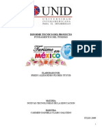 Informe Tecnico Del Proyecto Turismo