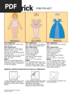 Free Project: Paperdoll Princess Ballerina