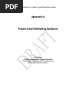 Project Cost Estimation MoT