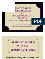 OC Blast Design & Its Optimisation