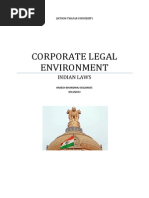 Corporate Legal Environment Project, Rakesh Bhardwaj 501204035,1mb1