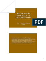 Proyecciones Mineralogia Sistematica y Determinativa