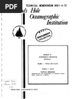 Handbook of Oceanographic Engineering Materials