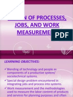 Design of Processes, Jobs, and Work