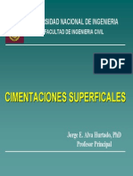 Cimentaciones Superficiales