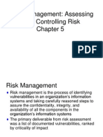 Risk Management-Assessing and Controlling Risks