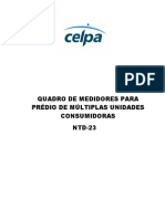 NTD 23 Padrão para Quadro de Medição