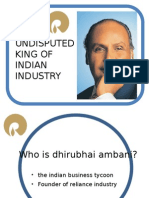 THE Undisputed King of Indian Industry