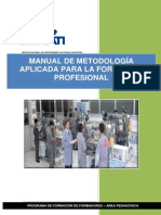 Metoología Aplicada para La Formación Profesional