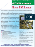 Energy Efficient ESX Lamps