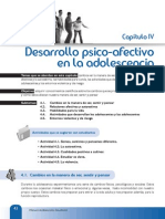 Desarrollo Psico-Afectivo en La Adolescencia: Capítulo IV