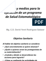 Programa de Salud - Diseño y Medios para La Ejecución