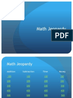 Math Jeopardy