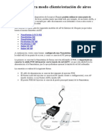 Manual para Modo Cliente Estacion Ubiquitil