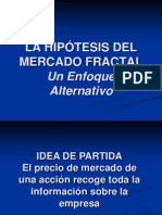 La Hipotesis Del Mercado Fractal