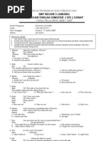 0809 UTS Genap Bahasa Inggris Kelas 8