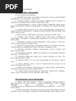 Bibliografia Geografia Concurso SP