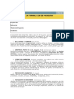 Formato Formulacion de Proyecto