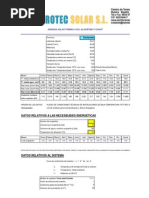 Calculo F-Chart Torre Solar