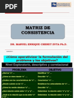 Redacción Matriz de Consistencia Apa