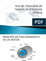 Control de Velocidad de Motores de Corriente Directa