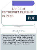 Importance of Entrepreneurship in India 