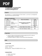 Manish CV