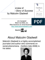 Overview of by Malcolm Gladwell: Outliers: The Story of Success