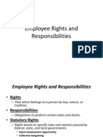 Employee Rights and Responsibilities