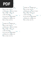 I Worship You Almighty God (Chords) D-F-G