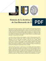 Síntesis de La Doctrina Espiritual de San Bernardo de Claraval