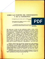 Karl R. Popper. El Desarrollo Del Conocimiento Científico