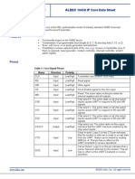 ALDEC 16450 IP Core Data Sheet: Table 1: Core Signal Pinout