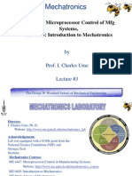 Lecture 3 Example of Mechatronic System